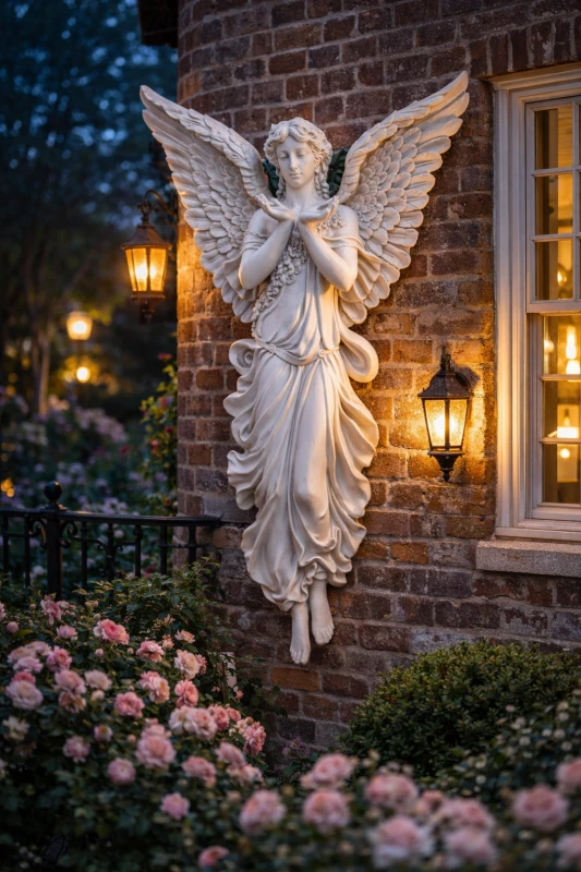 Devine Angel Wall Mounted Sculpture